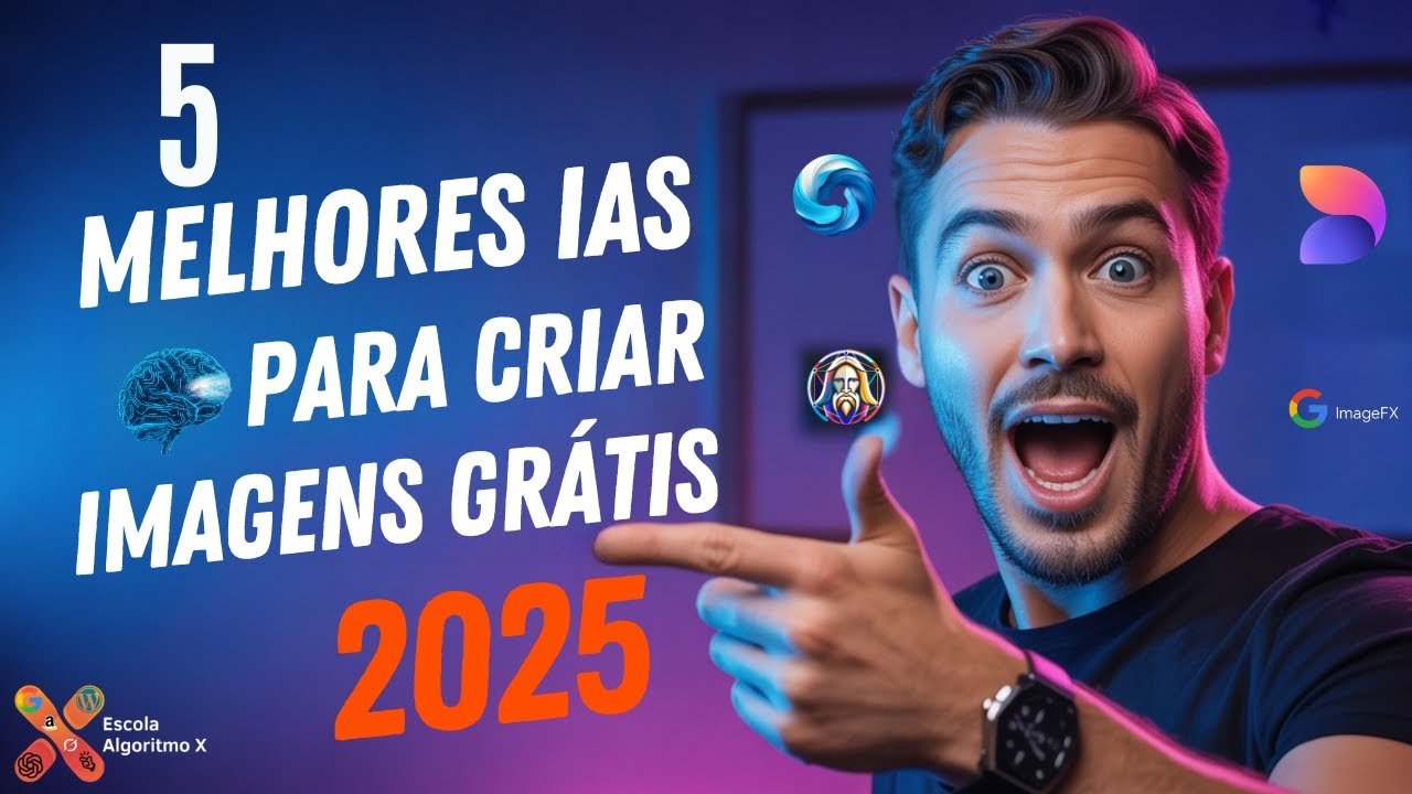 As 5 Melhores IAs para Criar Imagens 100% GRÁTIS em 2025
