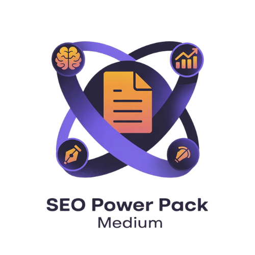 SEO Power Pack 200 Artigos Medium pacote de conteudo com IA produto Escola Algoritmo X Pack