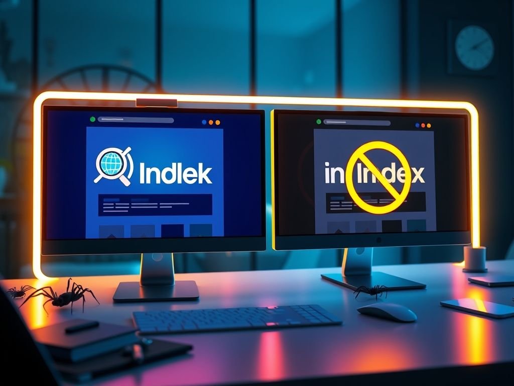 A diferença entre "index" e "noindex" e quando usar cada um