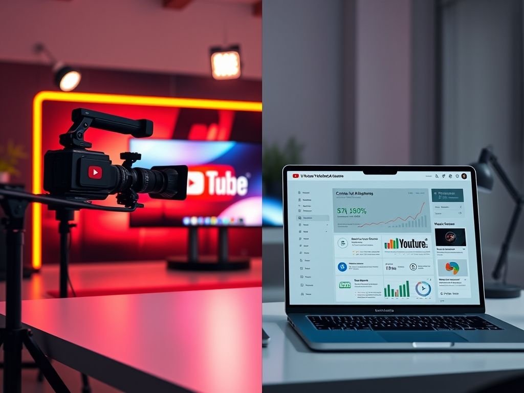 A diferença entre monetizar no YouTube e em um site próprio
