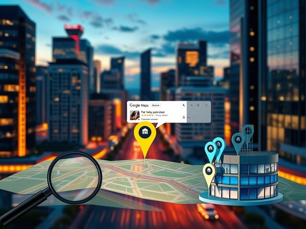 A diferença entre o mapa, a busca orgânica local e o Local Pack