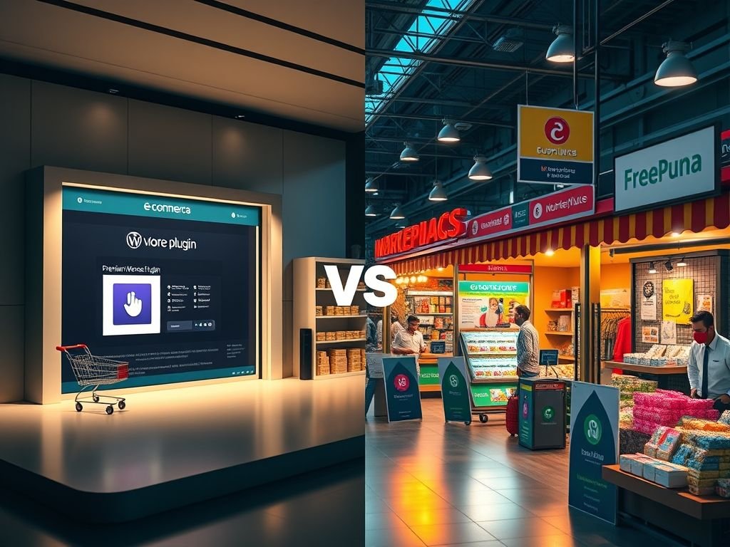 A diferença entre um "e-commerce" e um "marketplace"