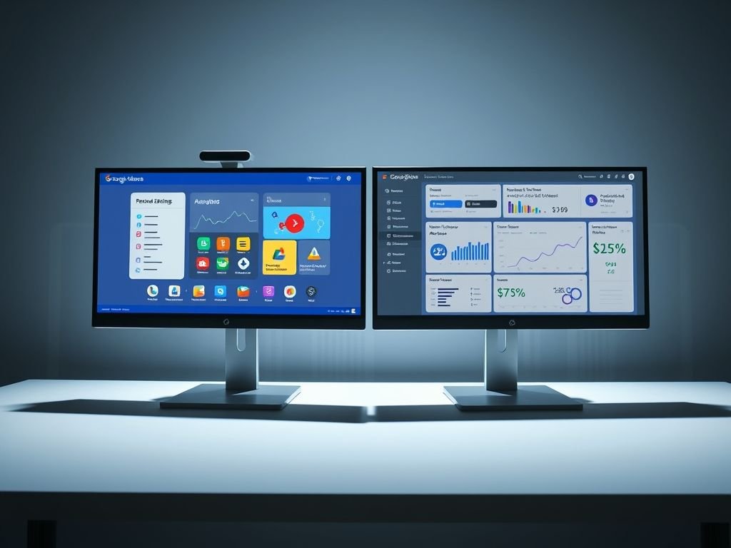A diferença entre uma conta AdSense pessoal e uma empresarial