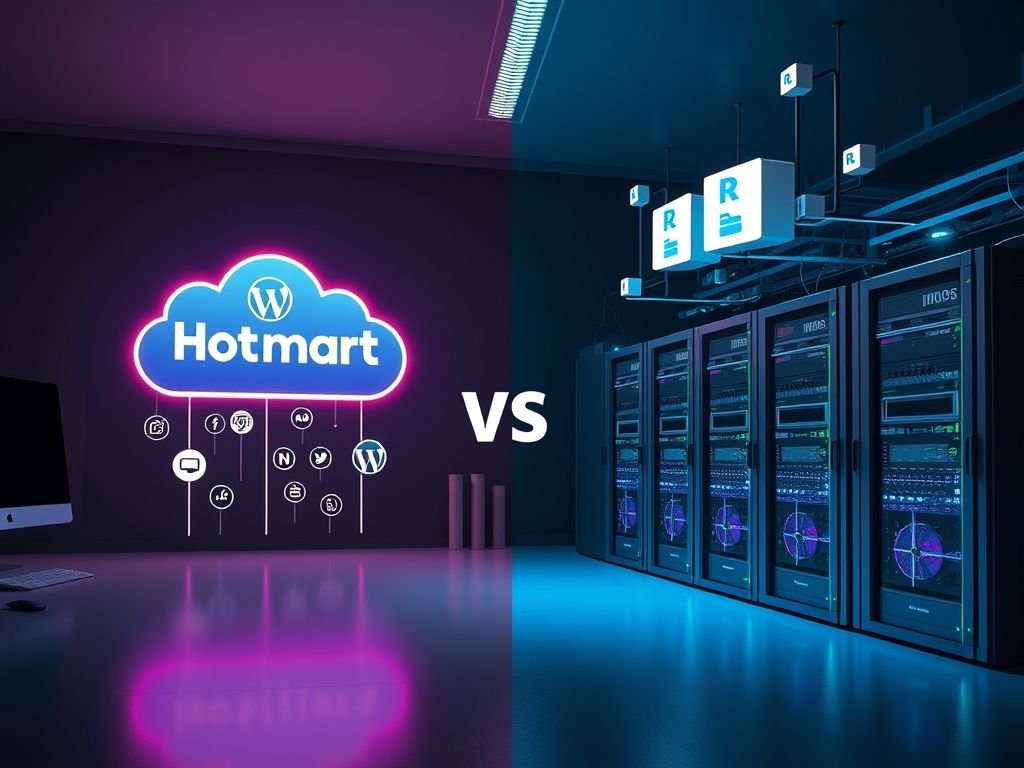 A diferença entre usar uma rede como a Hotmart e ter seu próprio sistema