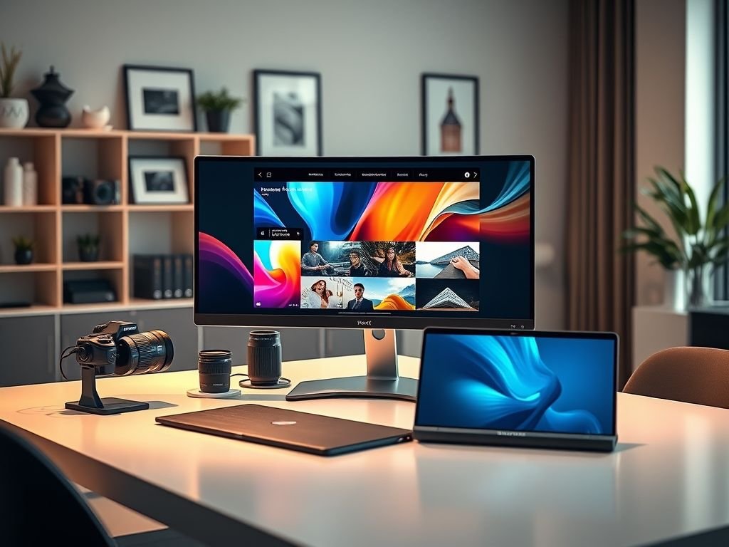 A melhor configuração para um site de fotografia ou agência criativa.