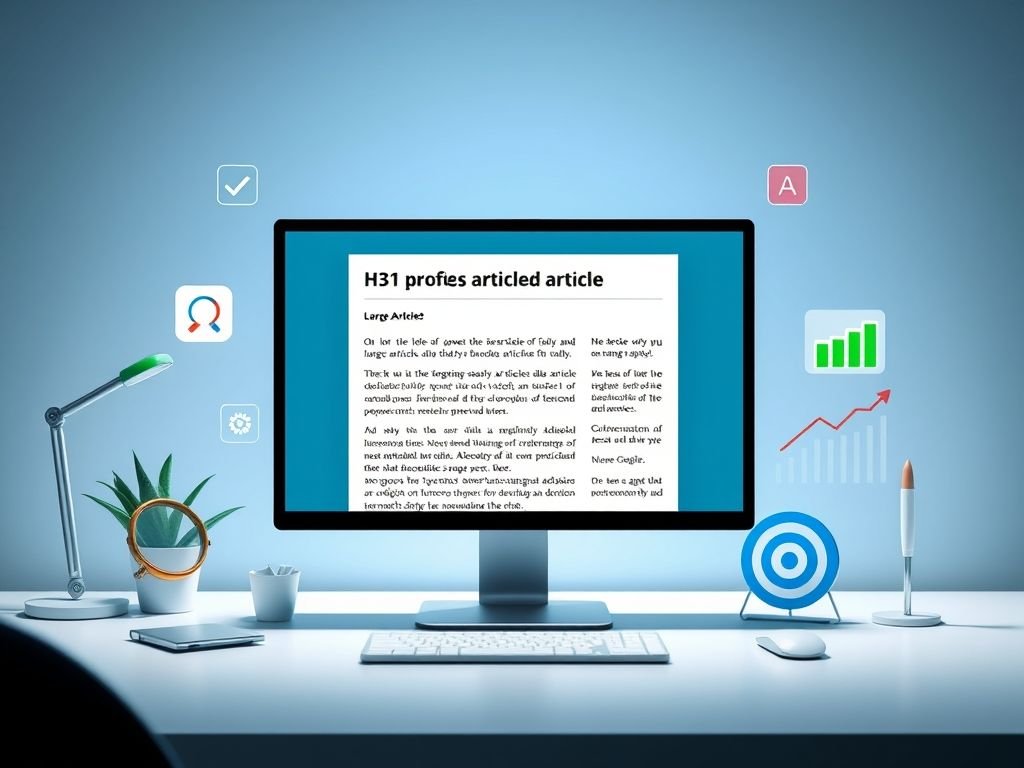 Como a estrutura do seu artigo (H1, H2, H3) ajuda o AdSense?