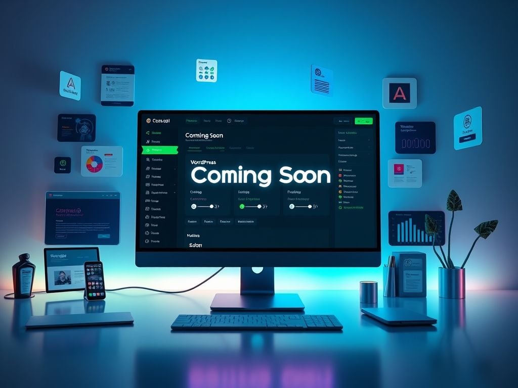 Como configurar a página de "Em Breve"?
