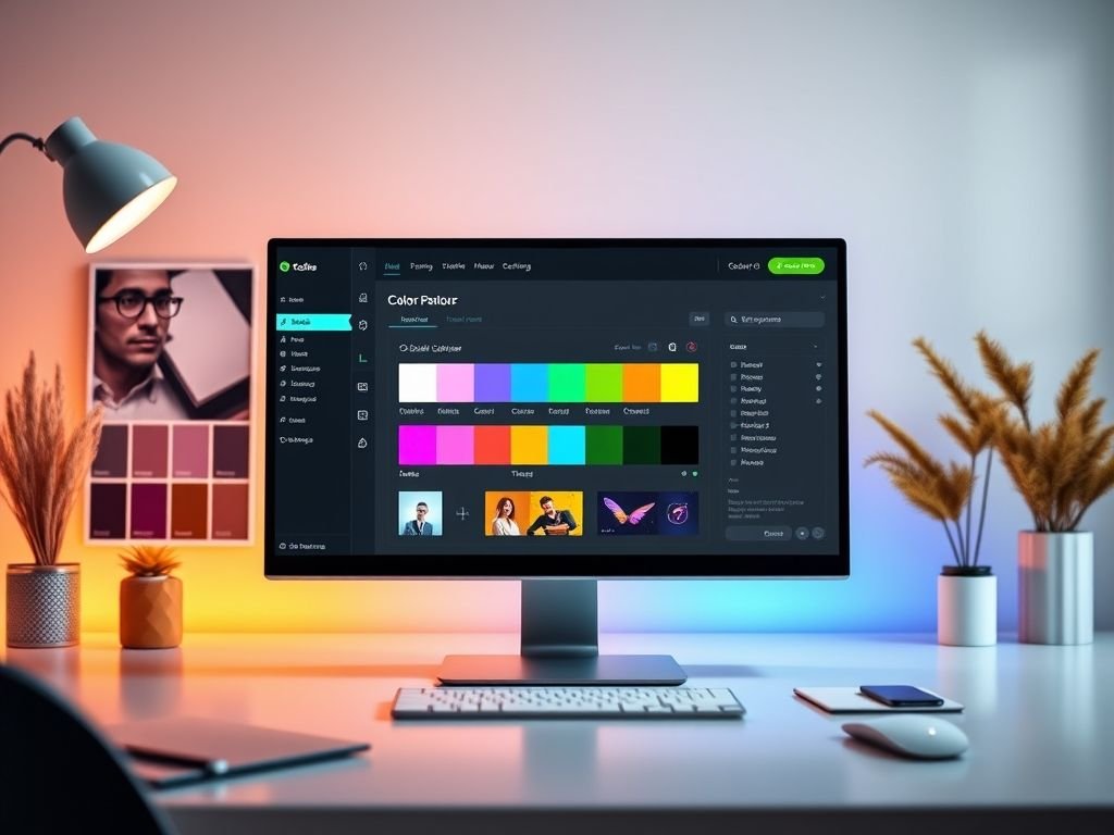 Como configurar as cores globais do site?