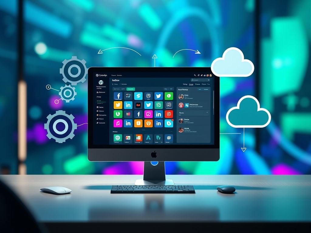 Como configurar o compartilhamento social automático?