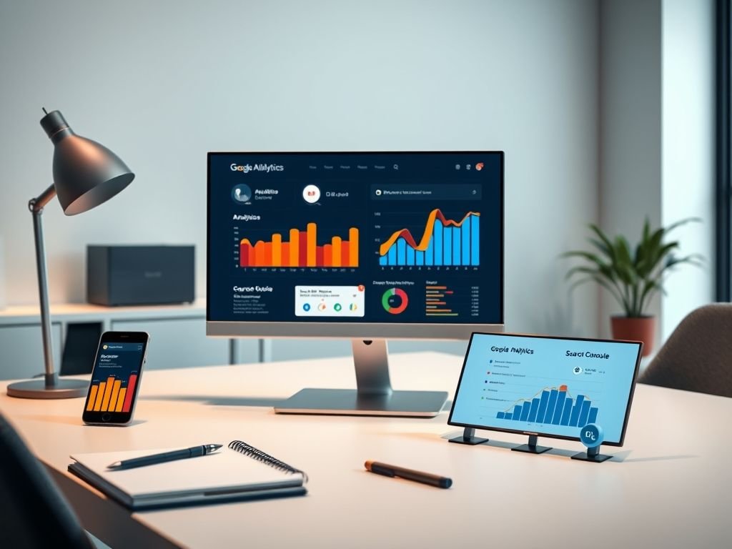 Como configurar o Google Analytics e o Search Console antes de aplicar