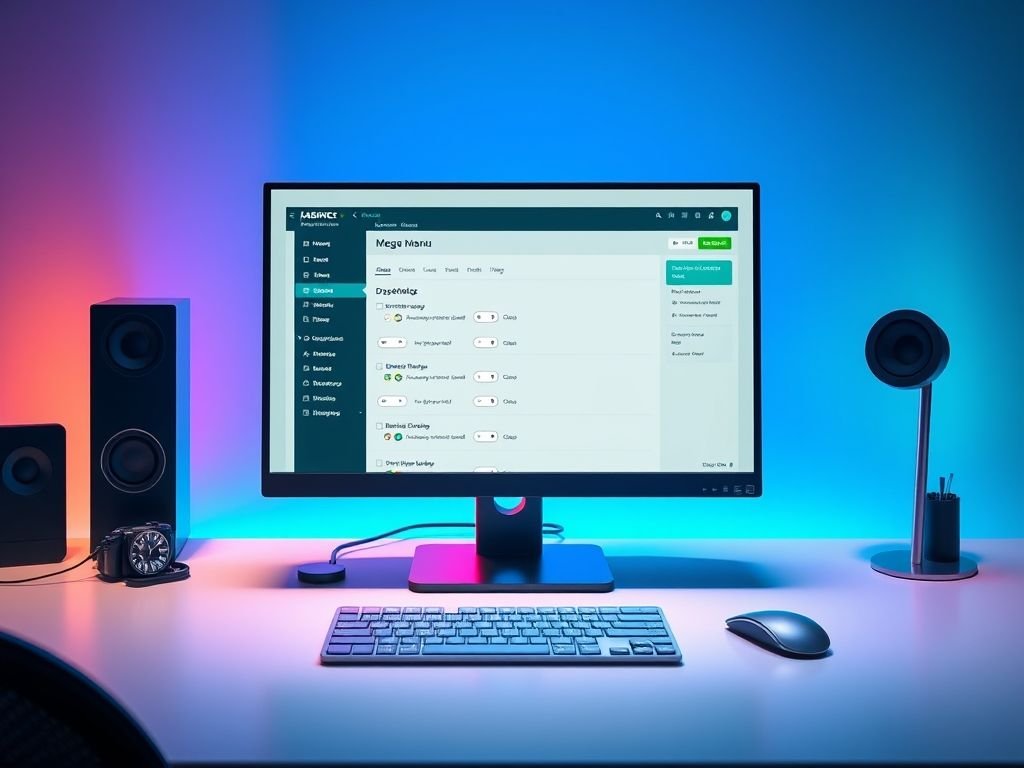 Como configurar o "Mega Menu" no Kadence Pro?