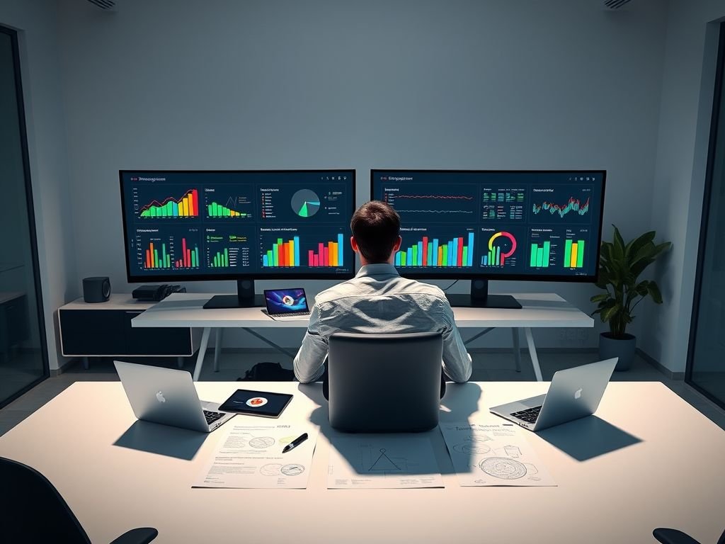 Como criar um dashboard personalizado de métricas?