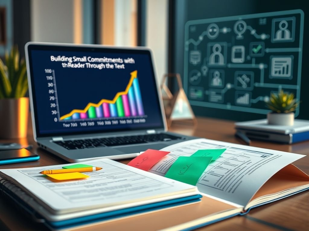 Como Fazer Pequenos Compromissos com o Leitor ao Longo do Texto