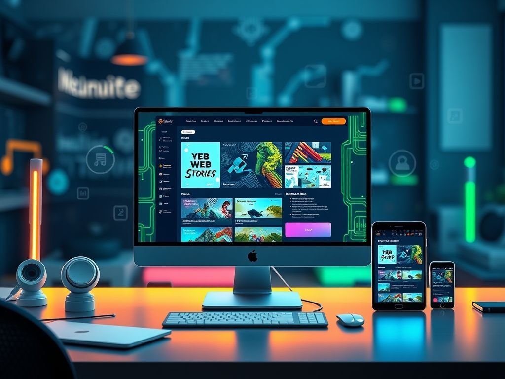 Como o Fast Web Stories lida com a responsividade?
