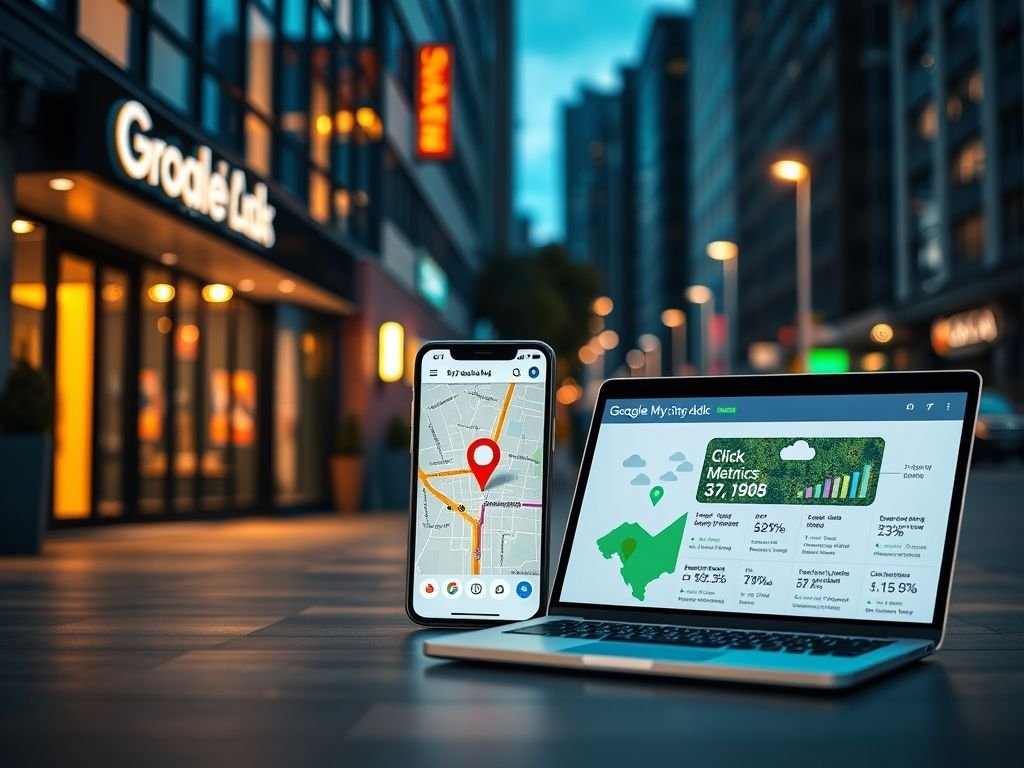 Como o GMB se integra com o Google Ads (anúncios locais)?