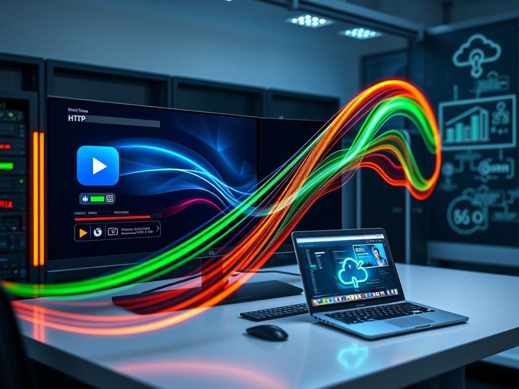 Como plataformas como YouTube e Netflix otimizam a entrega de vídeo?