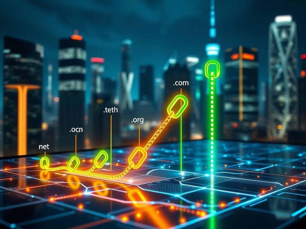 Existe diferença de valor entre as extensões de domínio?