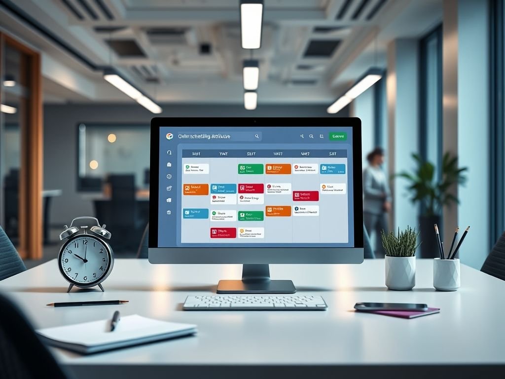 O que é o "atributo de agendamento online"?