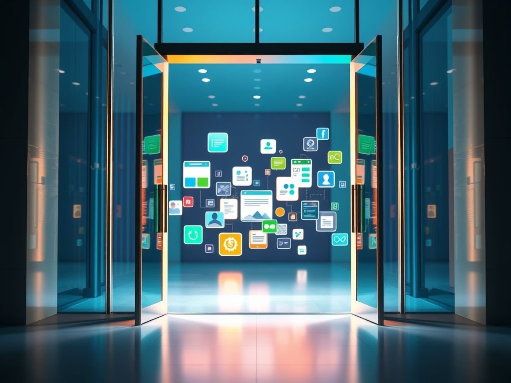 O que é o "conteúdo de porta de entrada" (doorway pages)?