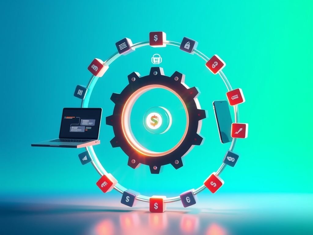 O que é o "efeito flywheel" no crescimento da receita?