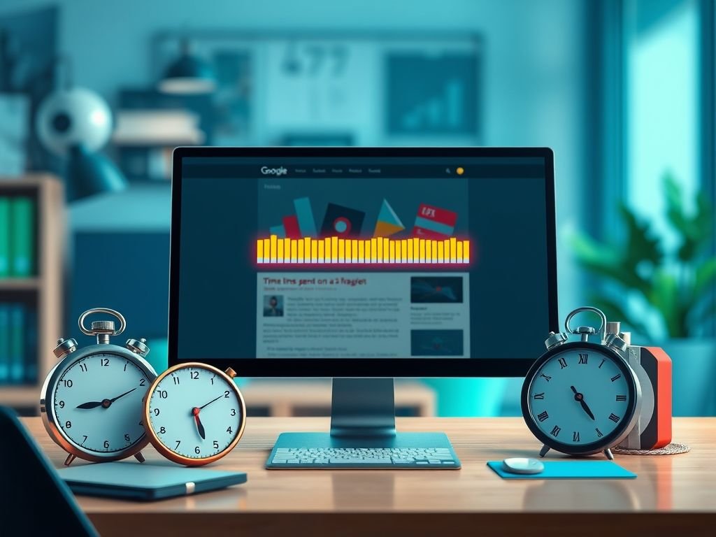 O que é o "tempo de permanência na página" e sua importância?