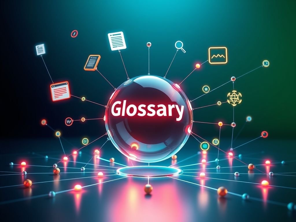 O que é um "backlink de um glossário"?