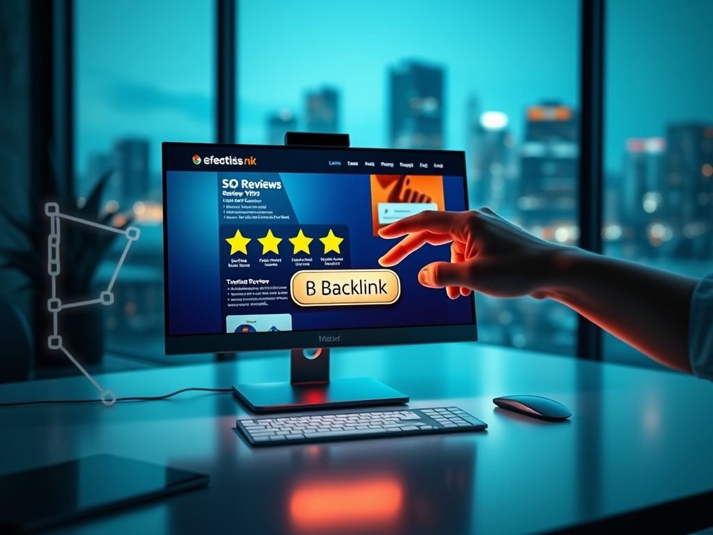 O que é um "backlink de um site de review"?
