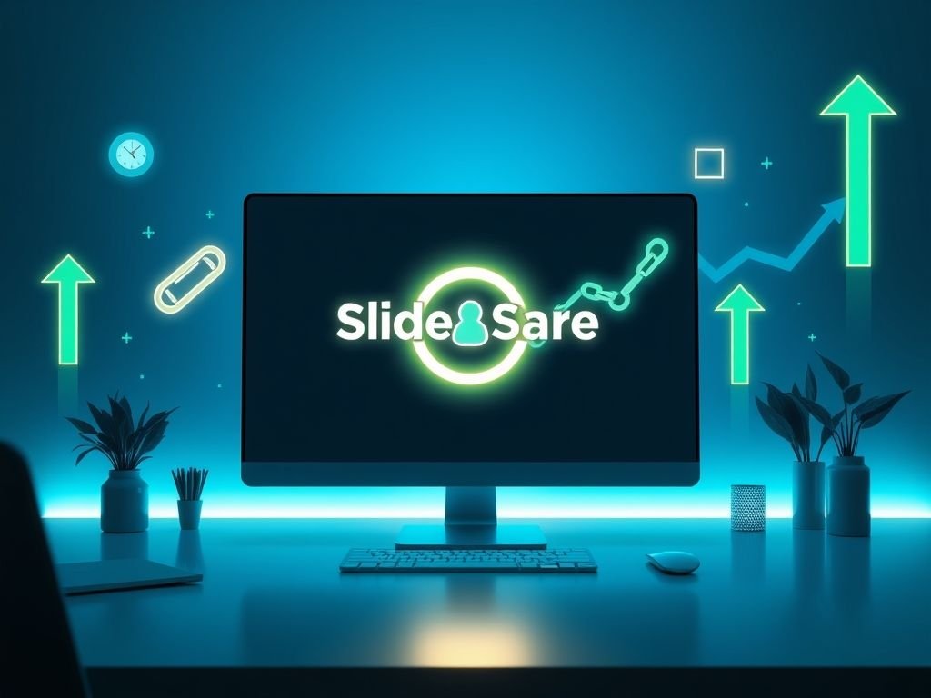 O que é um "backlink de uma apresentação do SlideShare"?