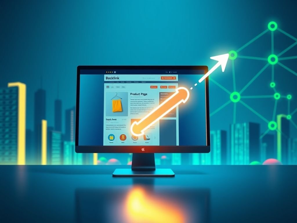 O que é um "backlink de uma página de produto"?