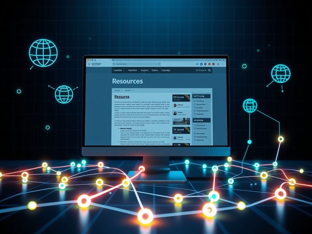 O que é um backlink de uma página de recursos?
