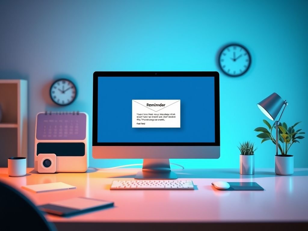 O que é um "E-mail de Lembrete de Evento"?