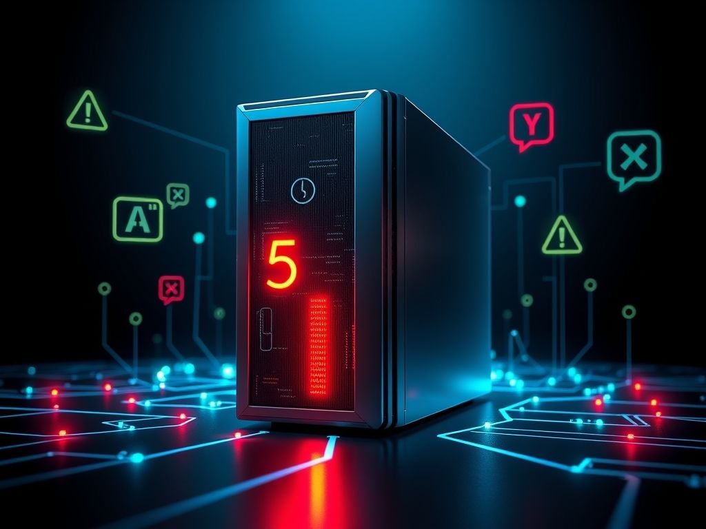 O que é um "erro de servidor (5xx)" e como isso pode te reprovar?