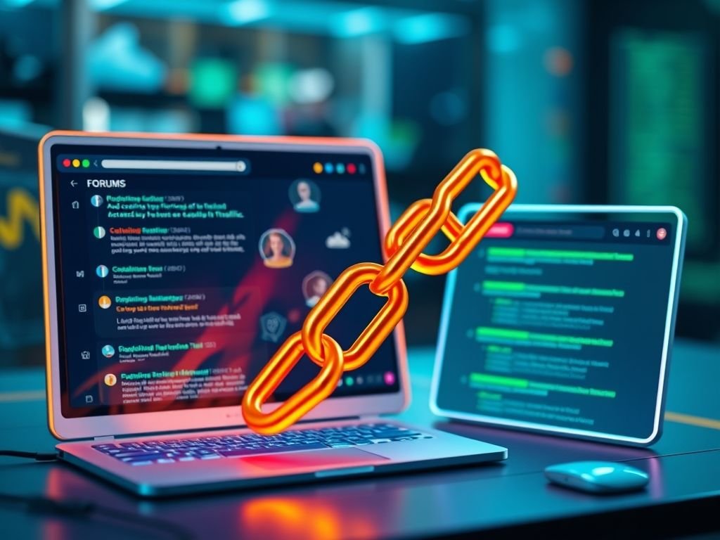 O que são backlinks de fóruns?