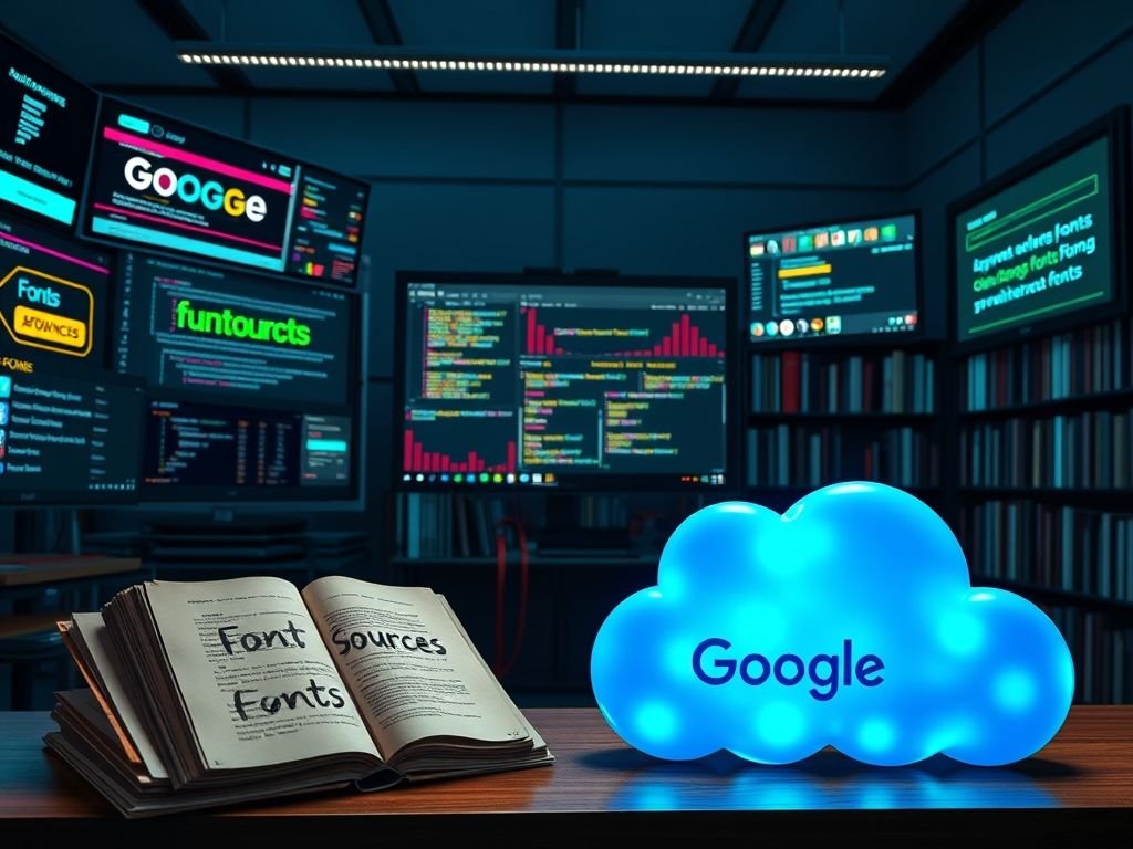 O que são "fontes do sistema" vs. "Google Fonts"?