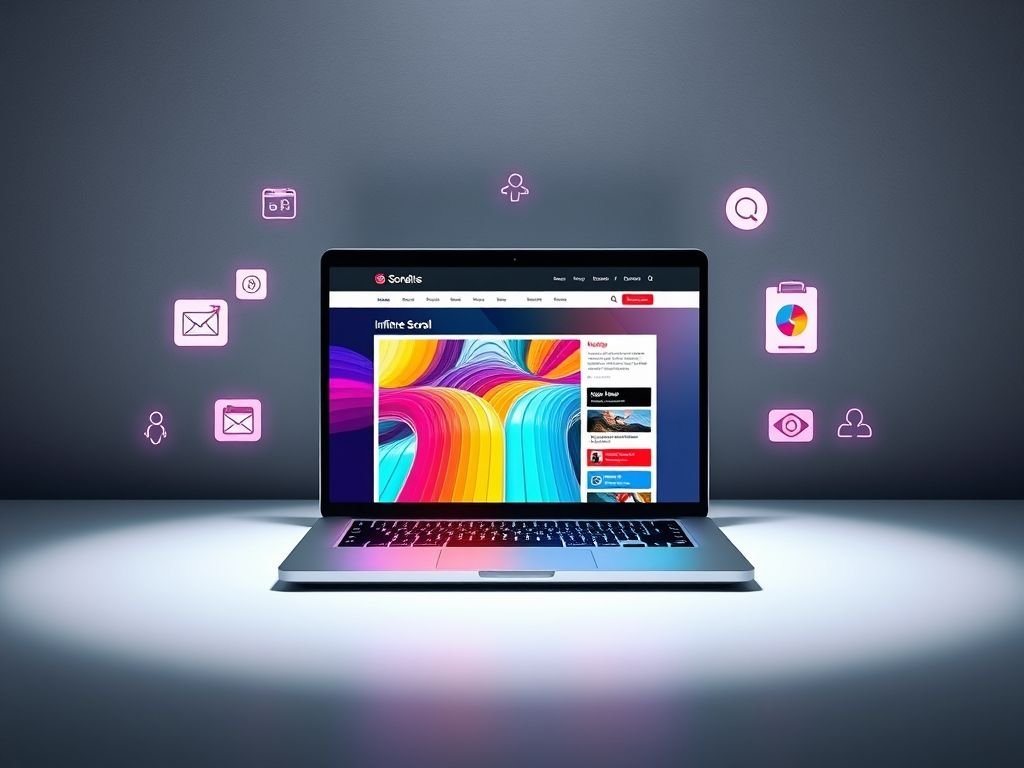 Para que serve o "Infinite Scroll" para o blog?