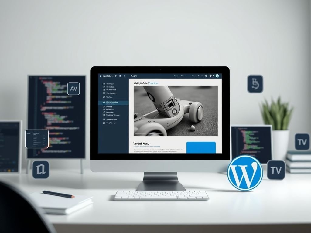 Para que serve o "Vertical Menu"?