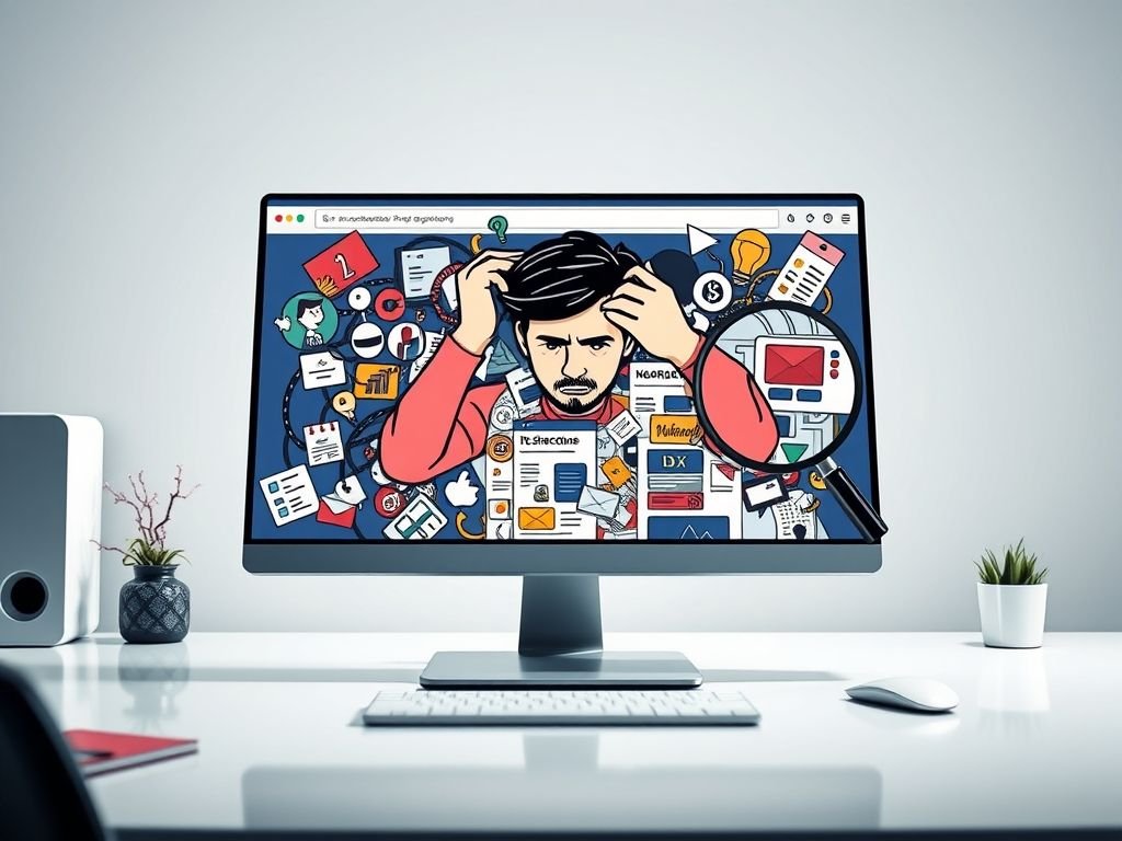 Por que um site com "navegação confusa" é reprovado?