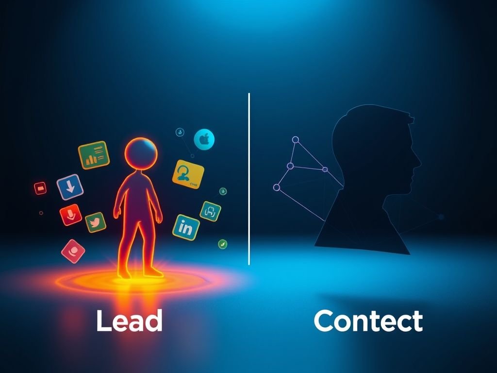 Qual a diferença entre um Lead e um Contato?