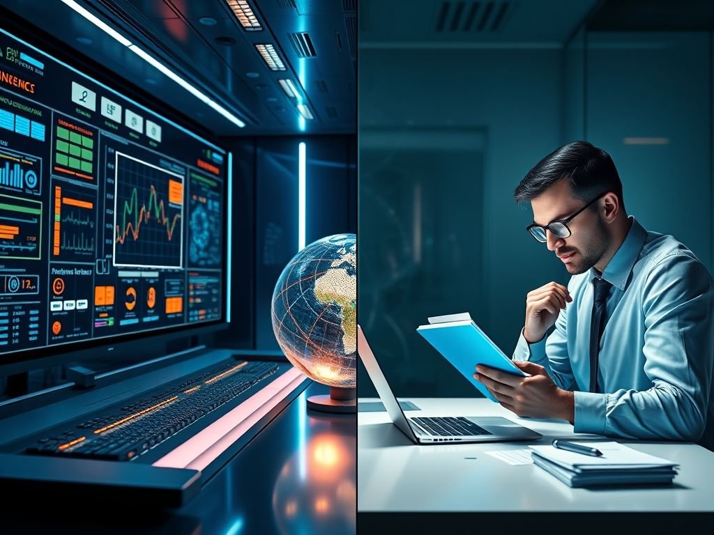 Qual a diferença entre uma penalização algorítmica e uma manual?