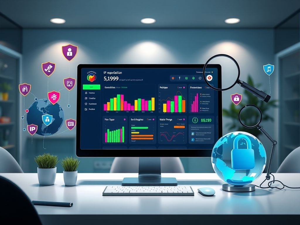 Qual a função da verificação de reputação de IP?