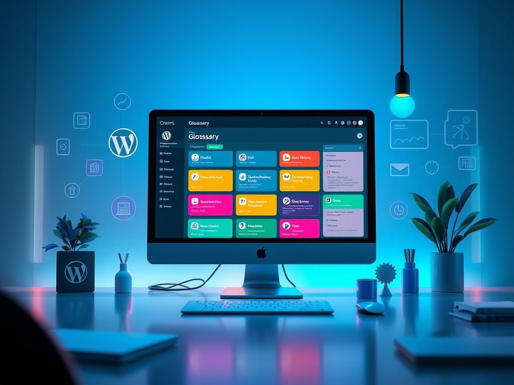 Qual a função de criar um glossário interno no seu site?