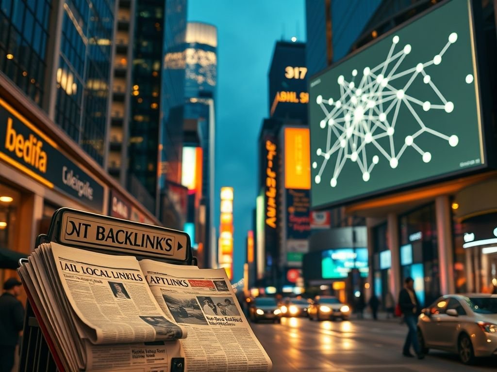 Um backlink de um jornal local ajuda a ranquear na cidade?