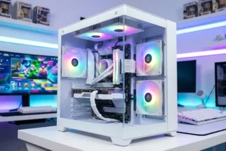 O Melhor PC Gamer Branco Intermediário Testamos o Kit Ryzen 7 5700G