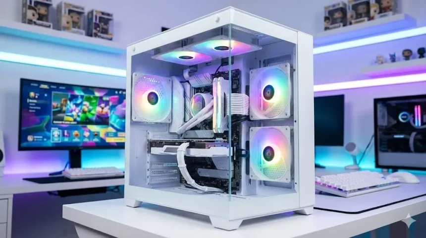 O Melhor PC Gamer Branco Intermediário? Testamos o Kit Ryzen 7 5700G