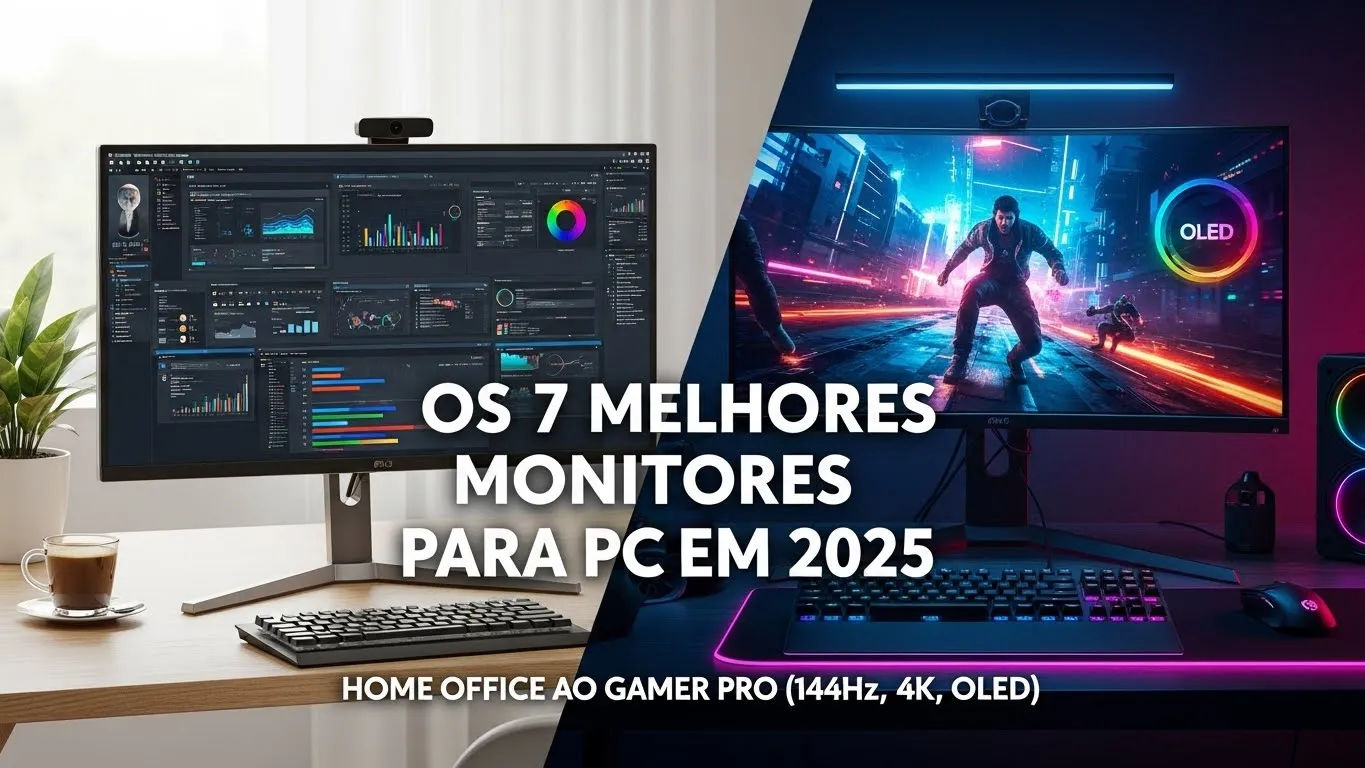 Os 7 Melhores Monitores para PC em 2025: Do Home Office ao Gamer Pro ...
