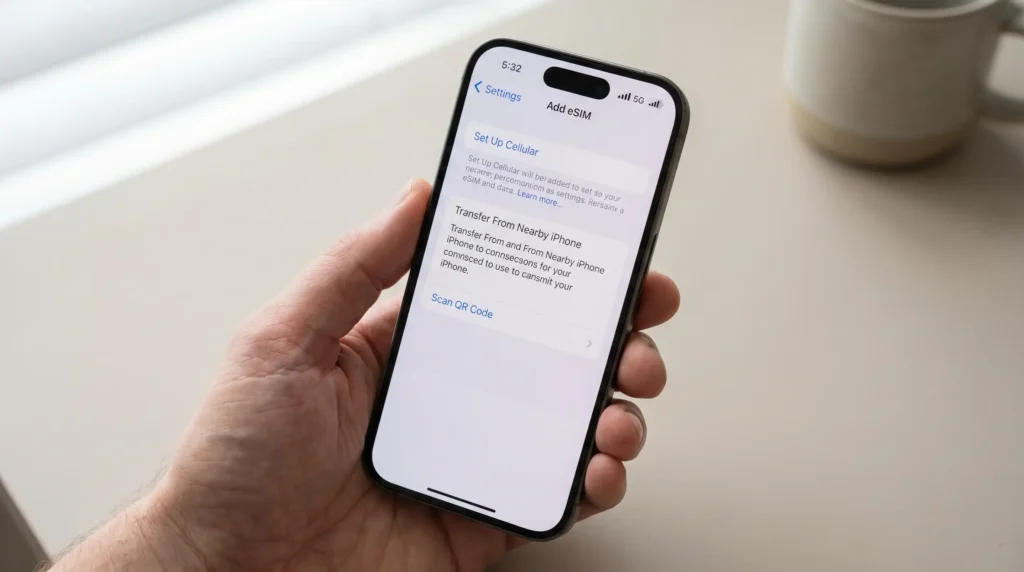 Dois Chips no iPhone 17 como ativar o eSIM passo a passo (1)